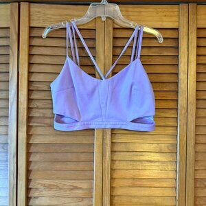 HYFVE Lavender Purple Cropped Bra Top